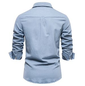 Jasper | Denim Hemd für Männer-Becker Boutique