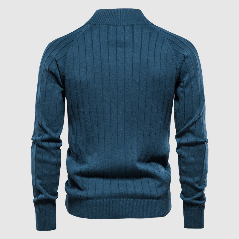 Bram | Pullover mit Reißverschluss aus Strick