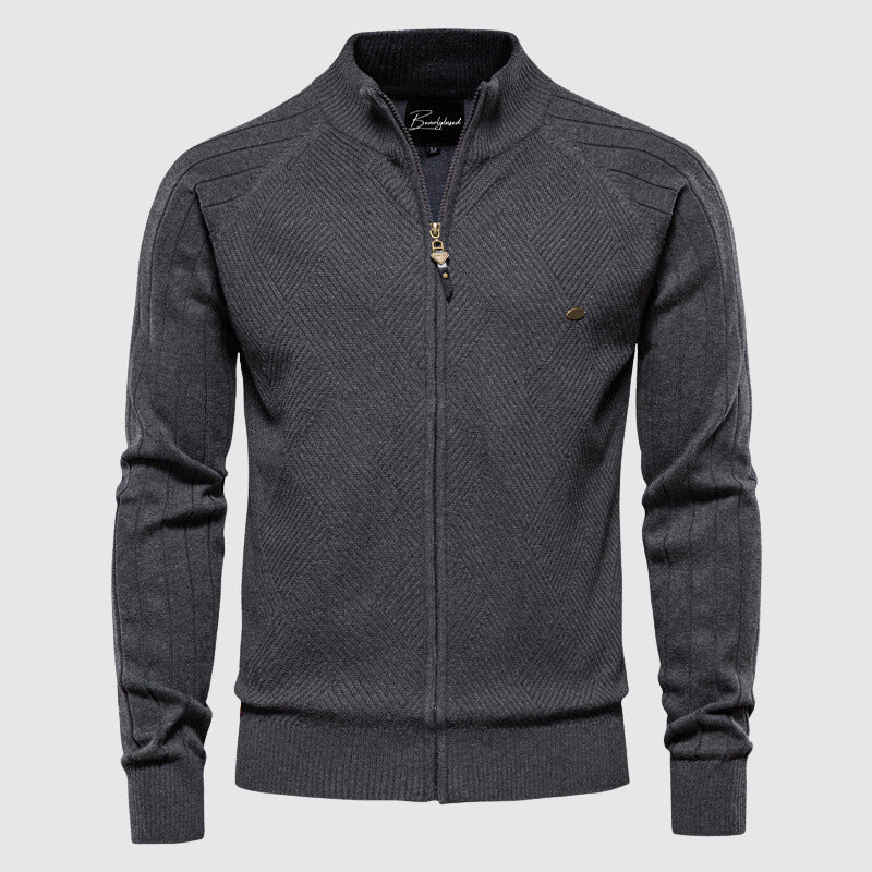 Bram | Pullover mit Reißverschluss aus Strick