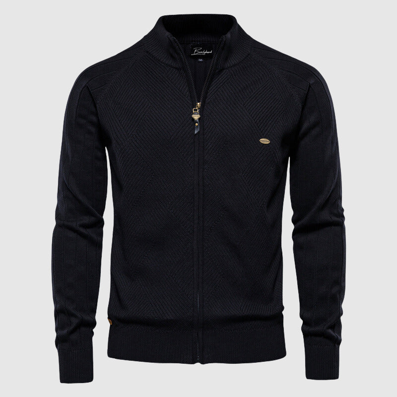 Bram | Pullover mit Reißverschluss aus Strick