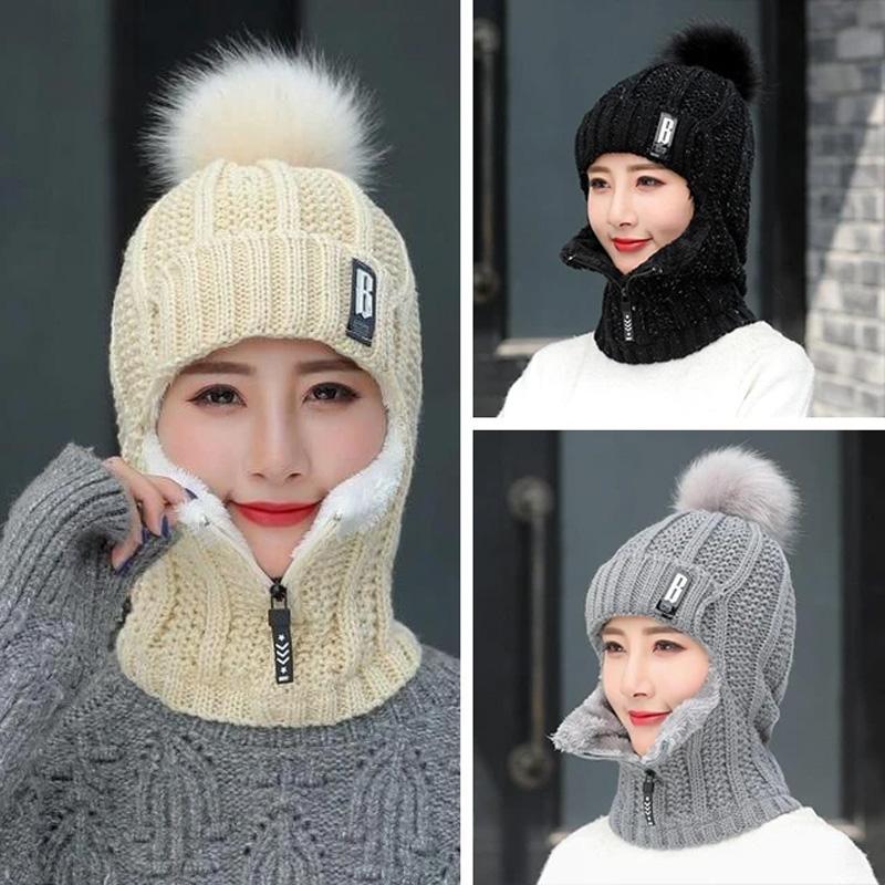 Justine I Winddichte Wintermütze mit Plüsch-Becker Boutique