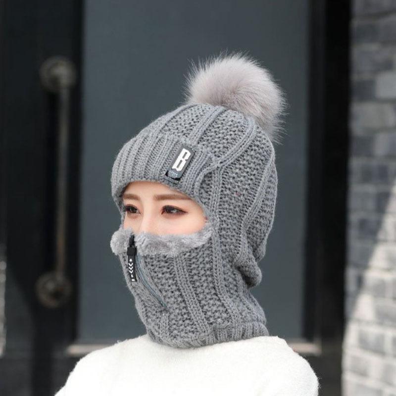 Justine I Winddichte Wintermütze mit Plüsch-Becker Boutique