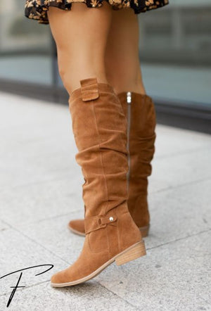 Kristina | Wasserdichte Modestiefel-Braun-34-Becker Boutique