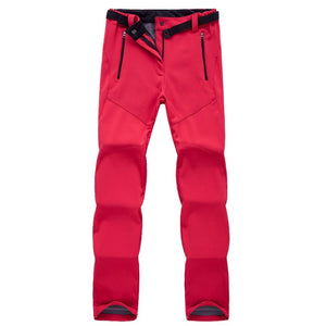 Nika | Wasserdichte Outdoor-Wanderhose für Frauen-Rot-S-Becker Boutique