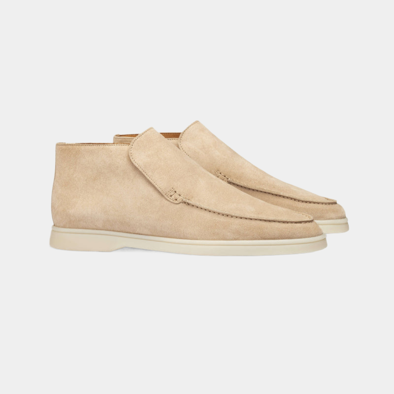 Marc | Suede Loafer mit halbhohem Schnitt - Old Money