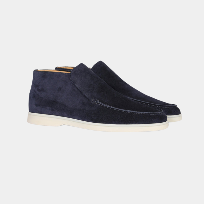 Marc | Suede Loafer mit halbhohem Schnitt - Old Money