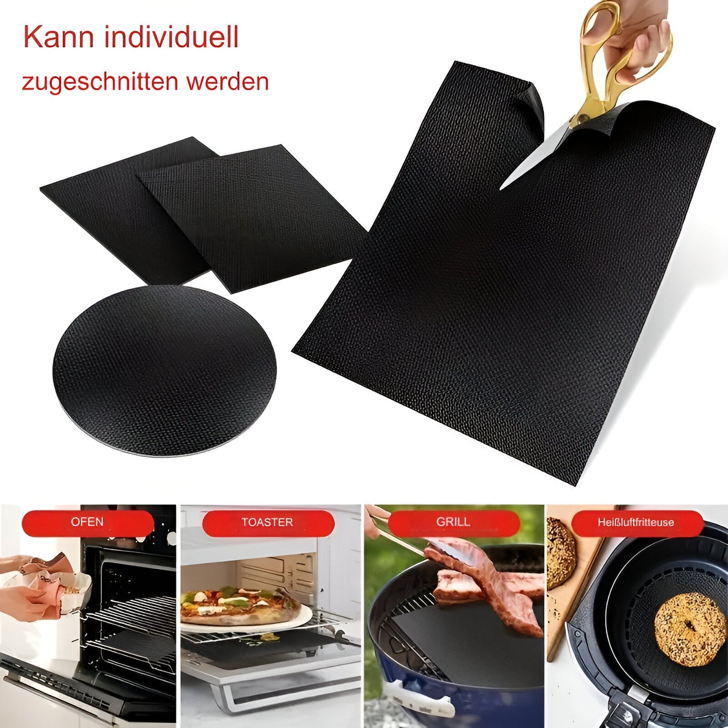 Ofenschutz | Antihaft, Wiederverwendbare Backofen-Einlagen-Becker Boutique