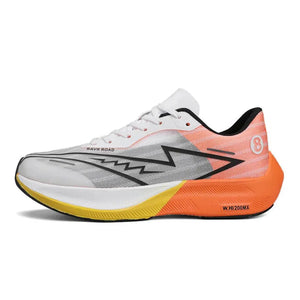 Pace Carbon | Laufschuhe - Hochleistung bei Marathon und Training-Weiß / Orange-36-Becker Boutique