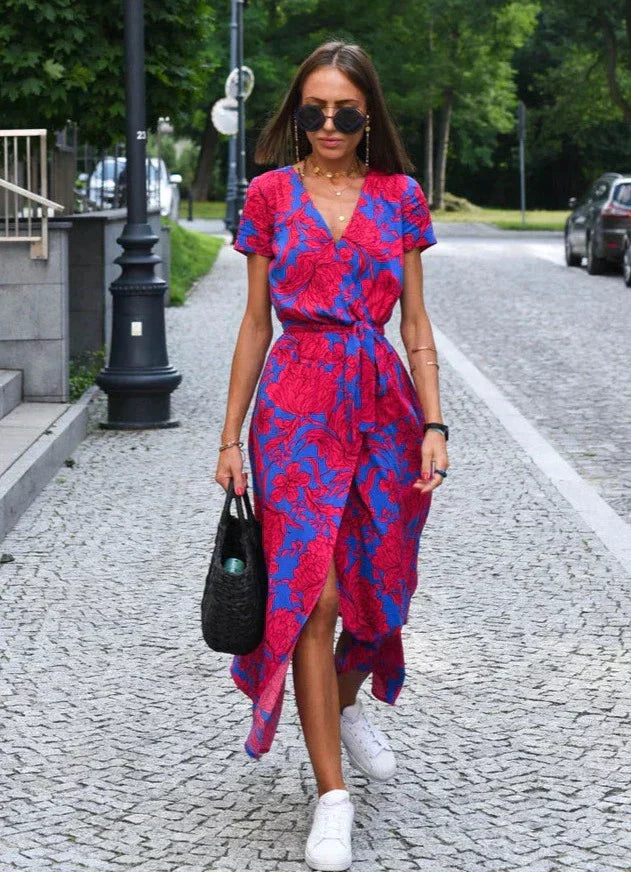 Dahlia | Sommerkleid Damen mit verstellbaren Trägern und weitem Schnitt