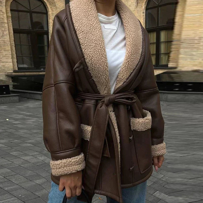 Damen Winterjacke | Mit Gürtel & Modisch