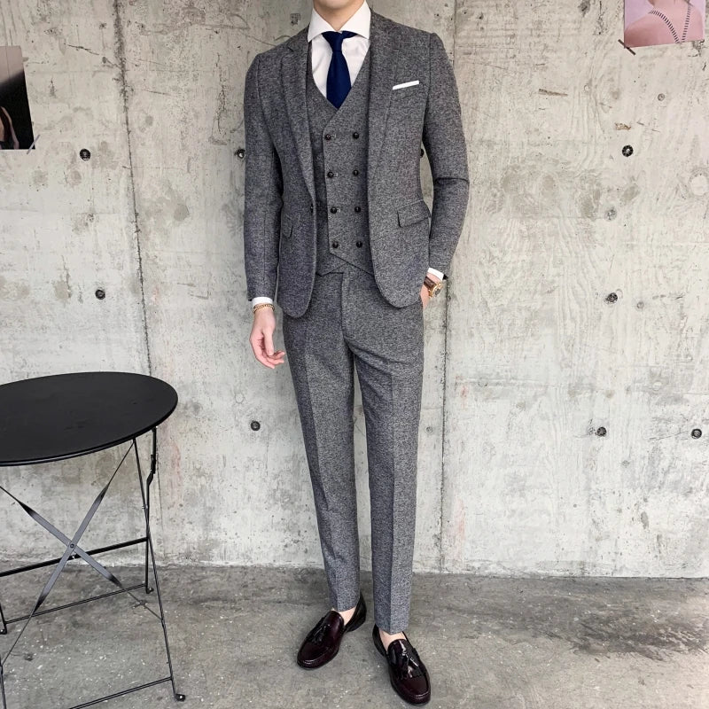 Herren Tweed Anzug | 3-teilig