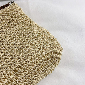 Sadie | Gewebte Tasche mit Lederriemen-Becker Boutique