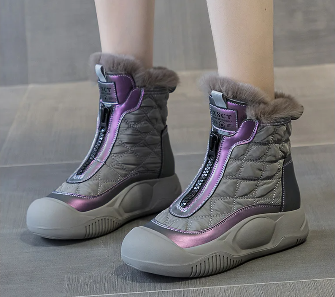 Sandra | Warme Plateauschuhe für Damen-Becker Boutique