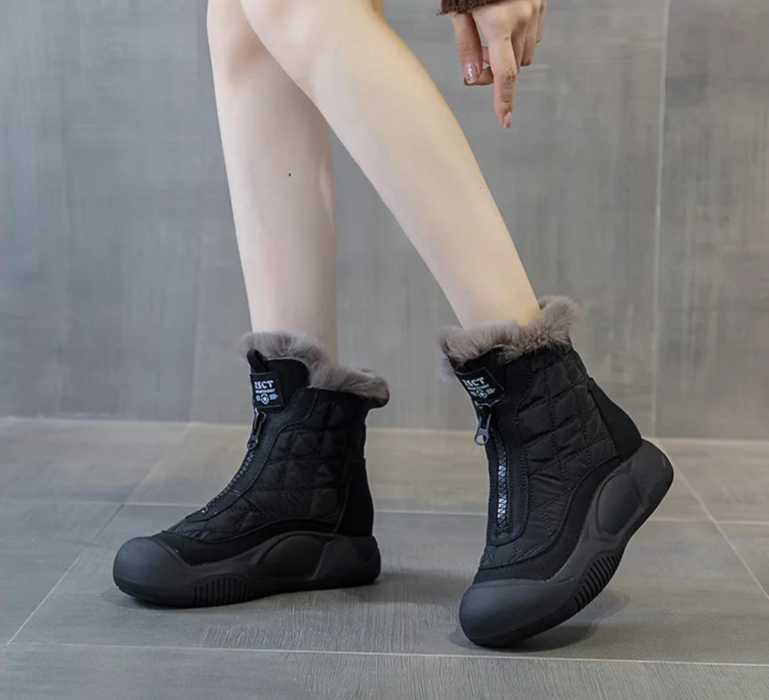 Sandra | Warme Plateauschuhe für Damen-Becker Boutique