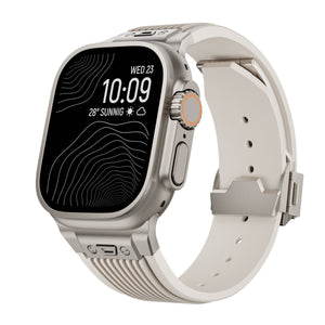 SilkStrap | Apple Watch Silikonband-Sternenlicht-Titan-Becker Boutique