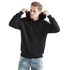 SmartHoodie | Beheizter Unisex-Kapuzenpullover in Schwarz-Becker Boutique