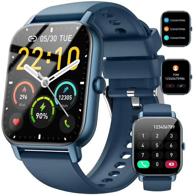 SmartWatch | Wasserdichte Multifunktions-Smartwatch für Gesundheit und Sport-Blau-Becker Boutique