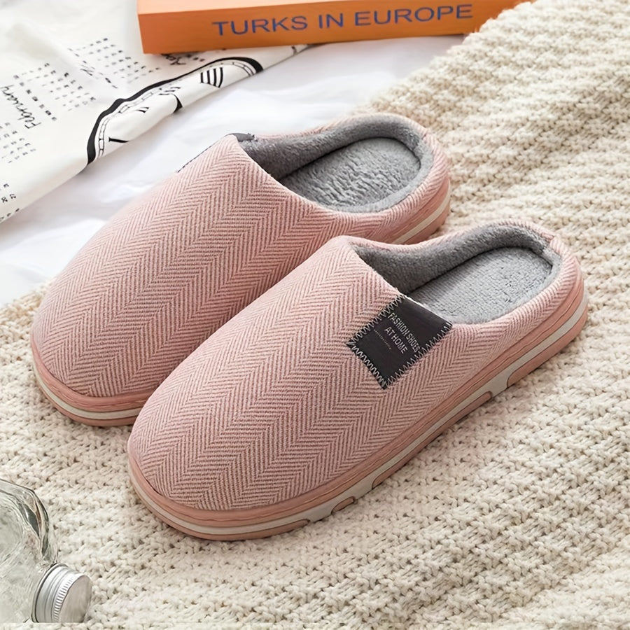 SnugSoles | Gemütliche, rutschfeste Hausschuhe mit weichem Stoff-Futter-Hellrosa-38-Becker Boutique