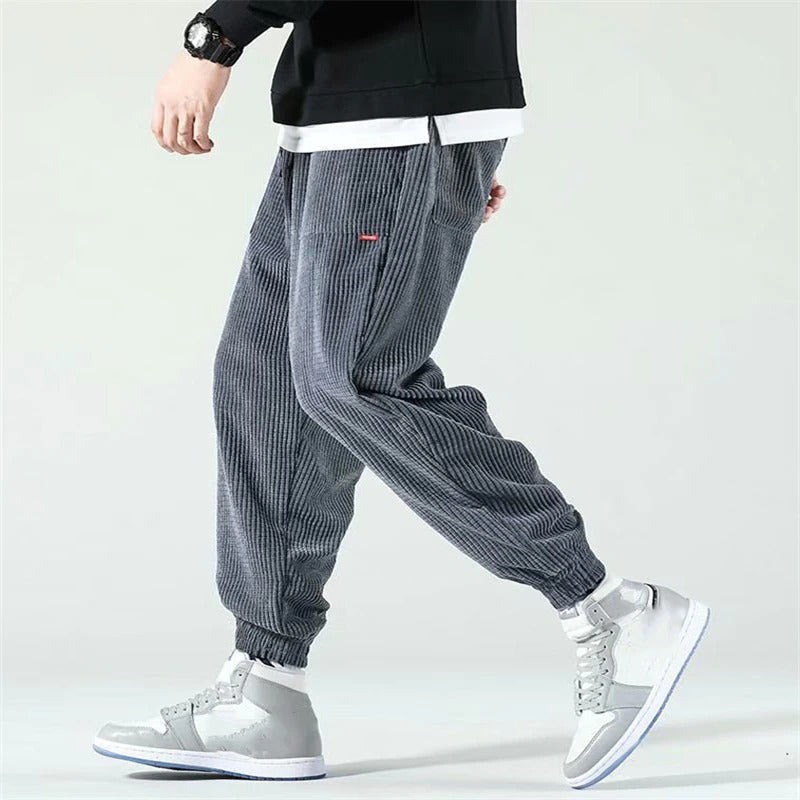 Steiger | Weiche und modische Cordhose - Cone fit-Grau-S-Becker Boutique
