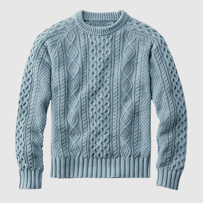 Marius | Pullover Herren Gestrickter - Klassischer Rundhals