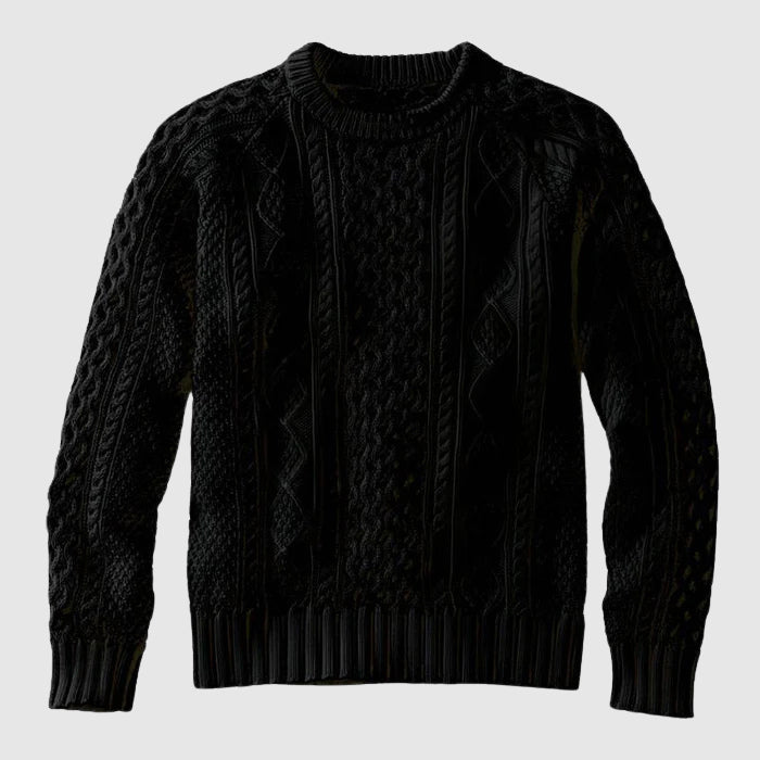 Marius | Pullover Herren Gestrickter - Klassischer Rundhals