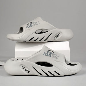 Thera | Massagesandalen für Männer-Grau-Schwarz-38-Becker Boutique