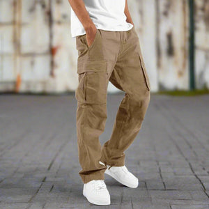 Thomas | Wide fit Cargohose-Khaki-S-Becker Boutique