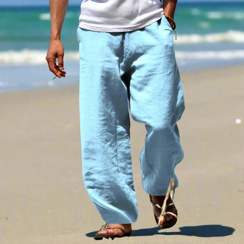 Tim | Sommerhosen für Männer-Blau-M-Becker Boutique