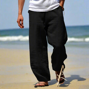 Tim | Sommerhosen für Männer-Schwarz-M-Becker Boutique