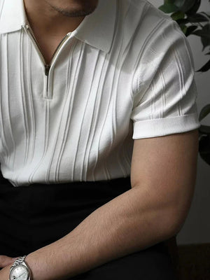 Totti | Shortsleeve Strick-Polo-Becker Boutique