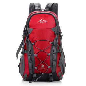 Trailbag | Wasserdichter Outdoor-Rucksack für Wandern, Reisen und Camping-Rot-Becker Boutique