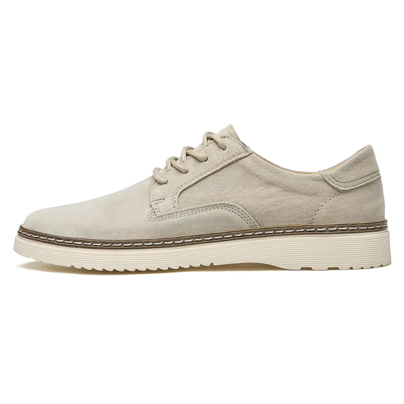 Xavier | Stilvoller Herrenschuh im Oxford-Stil-Beige-38-Becker Boutique