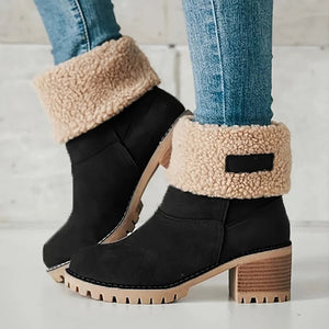 Yacinta | Damen Wasserdichte Leder Stiefeletten-Becker Boutique