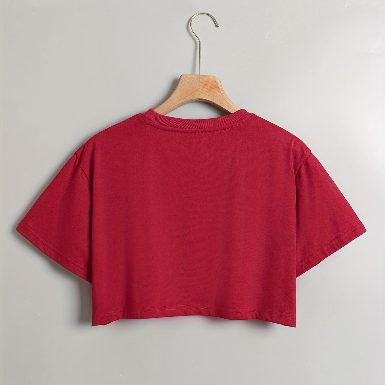 Juliet | Weißes Crop Top für Damen mit kurzen Ärmeln - Rundhalsausschnitt