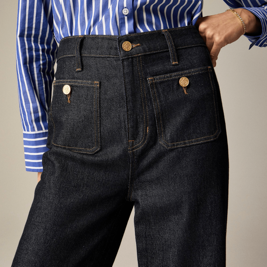Gabi | Jeans Damen mit hoher Taille und breitem Bein - FitCurve
