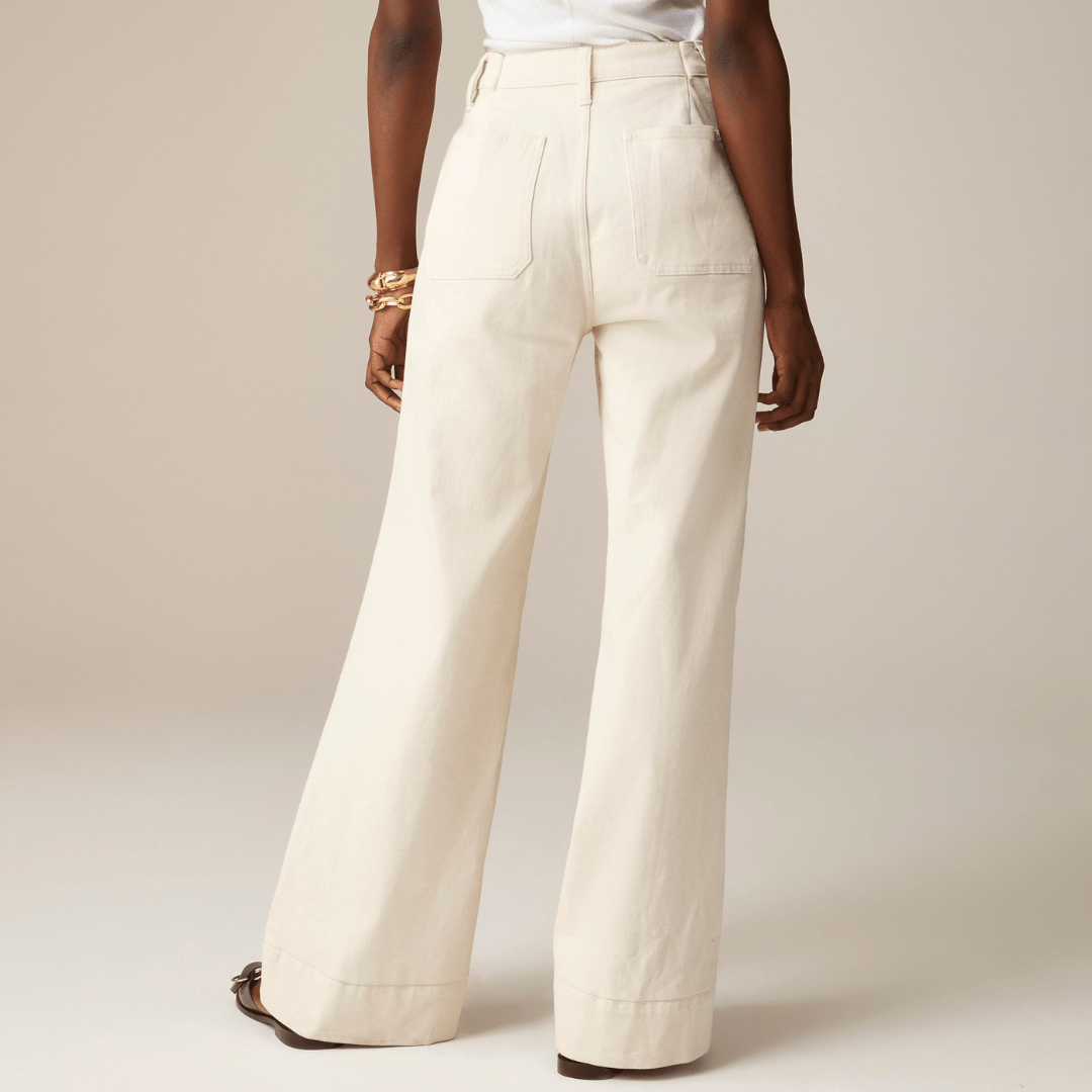 Gabi | Jeans Damen mit hoher Taille und breitem Bein - FitCurve
