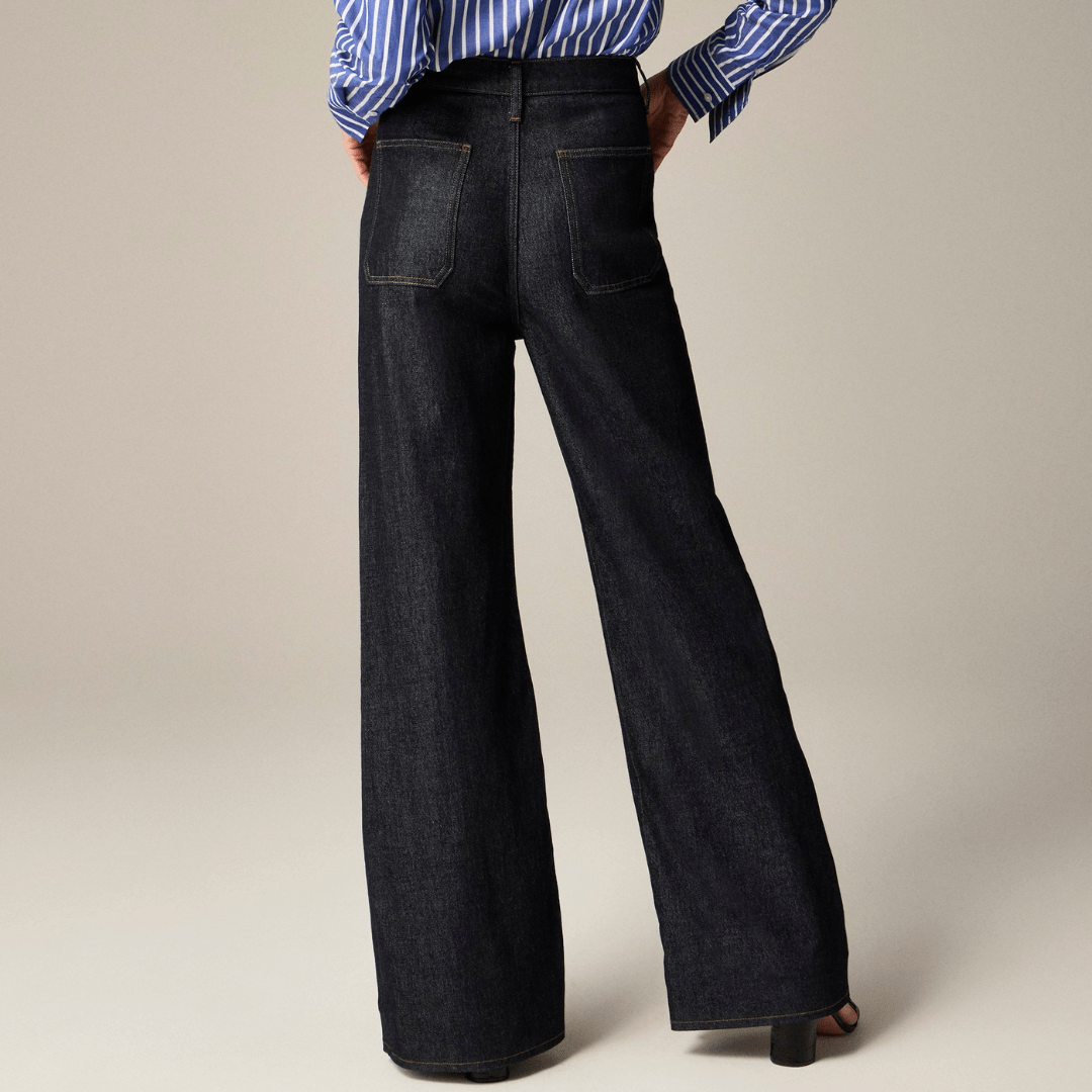 Gabi | Jeans Damen mit hoher Taille und breitem Bein - FitCurve