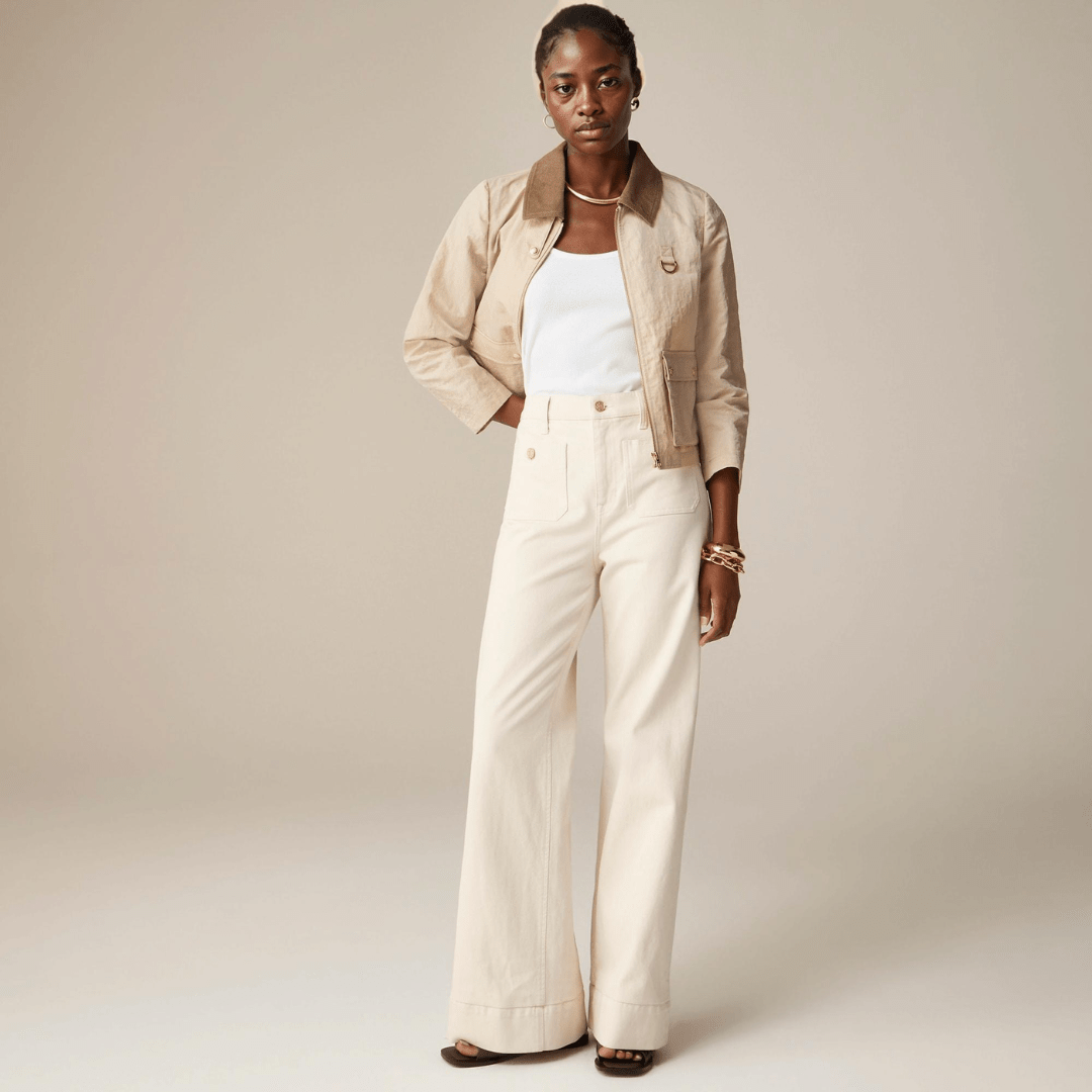 Gabi | Jeans Damen mit hoher Taille und breitem Bein - FitCurve