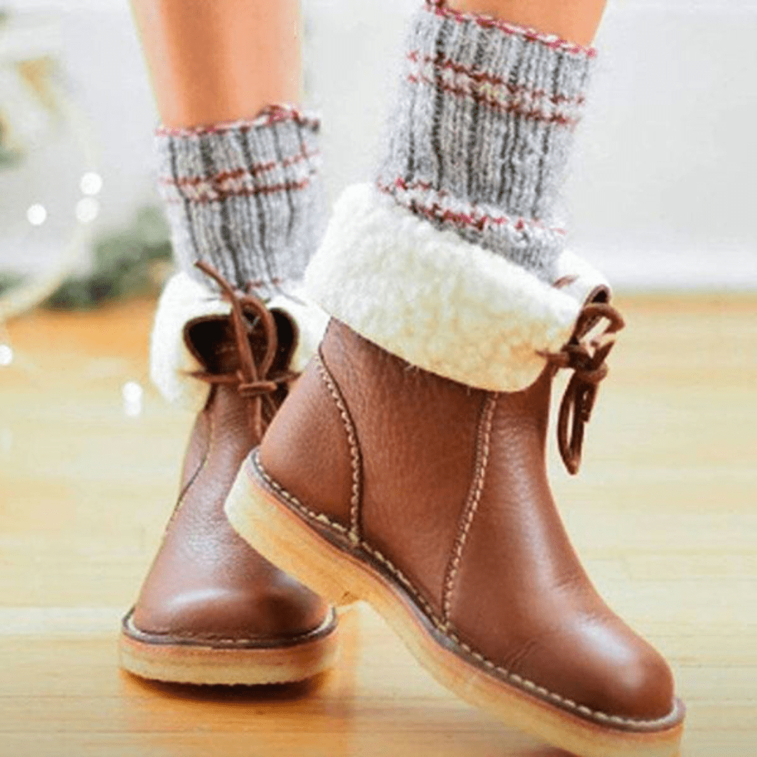 Celine | Stiefel mit Fleece-Futter