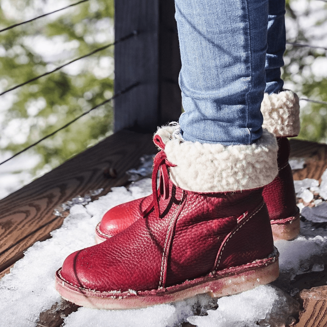 Celine | Stiefel mit Fleece-Futter