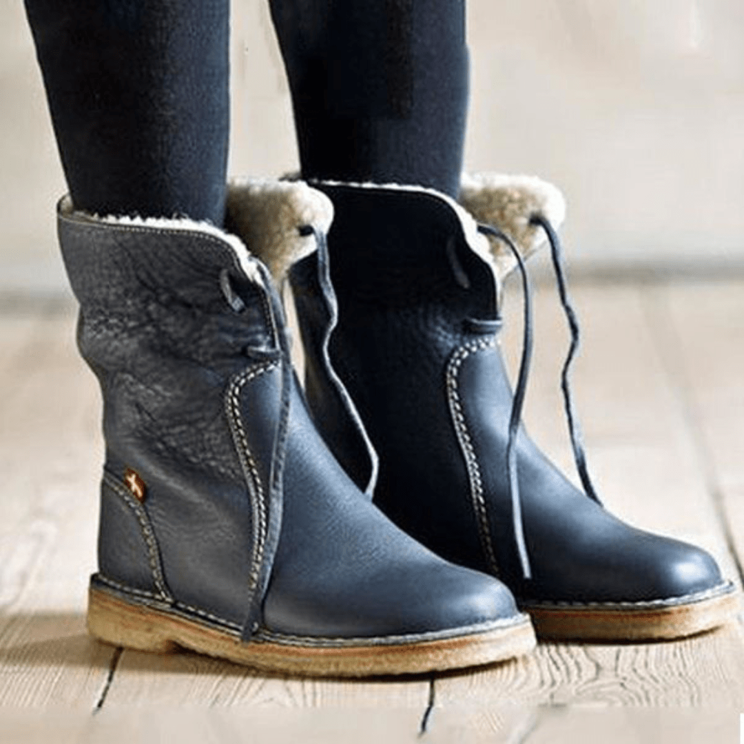Celine | Stiefel mit Fleece-Futter