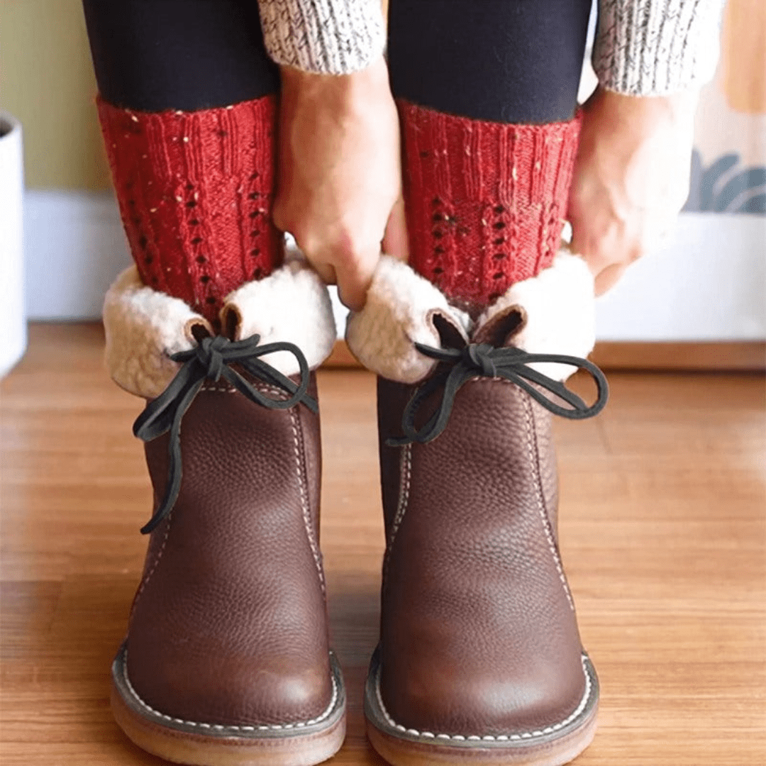 Celine | Stiefel mit Fleece-Futter