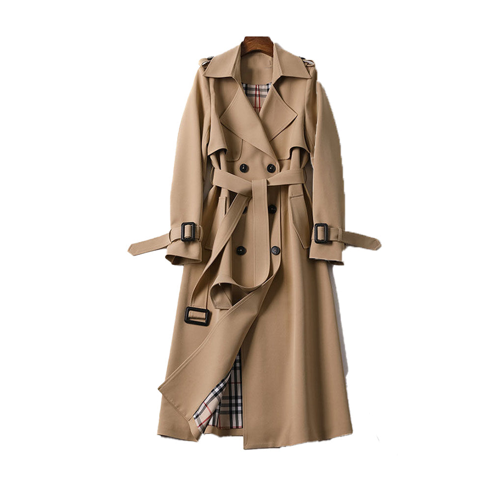 Damen Trenchcoat Lang | Wasserabweisend
