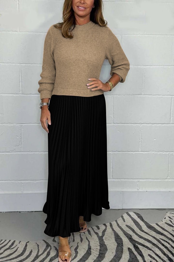 Luna | Pullover und Plissee Rock Set für Damen
