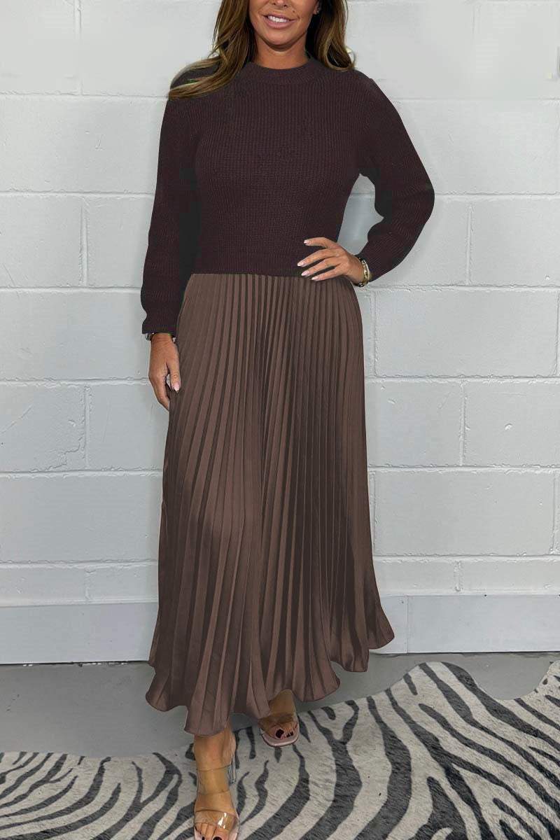 Luna | Pullover und Plissee Rock Set für Damen
