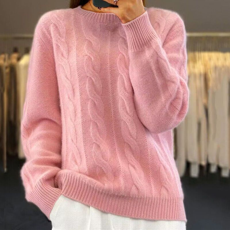Strickpullover Damen | Kabelmuster