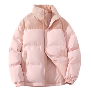 Blaise | Quiltet vinterjakke til mænd med varm foring og høj krave-Lyserød-Blaise | Quiltet vinterjakke til mænd med varm foring og høj krave - €52-Bentzen Butik