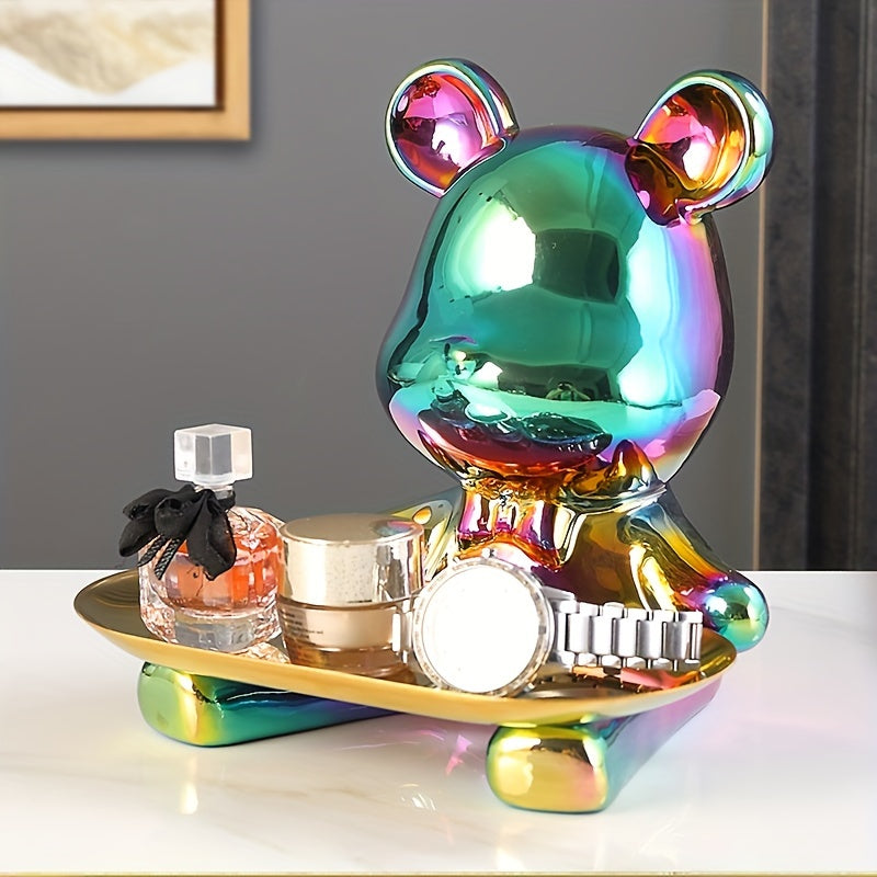 BearTray | Künstlerisches Design Aufbewahrung Ornament für das Haus