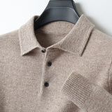Men's Polo Sweater | Cashmere Feel