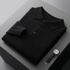 Men's Polo Sweater | Cashmere Feel